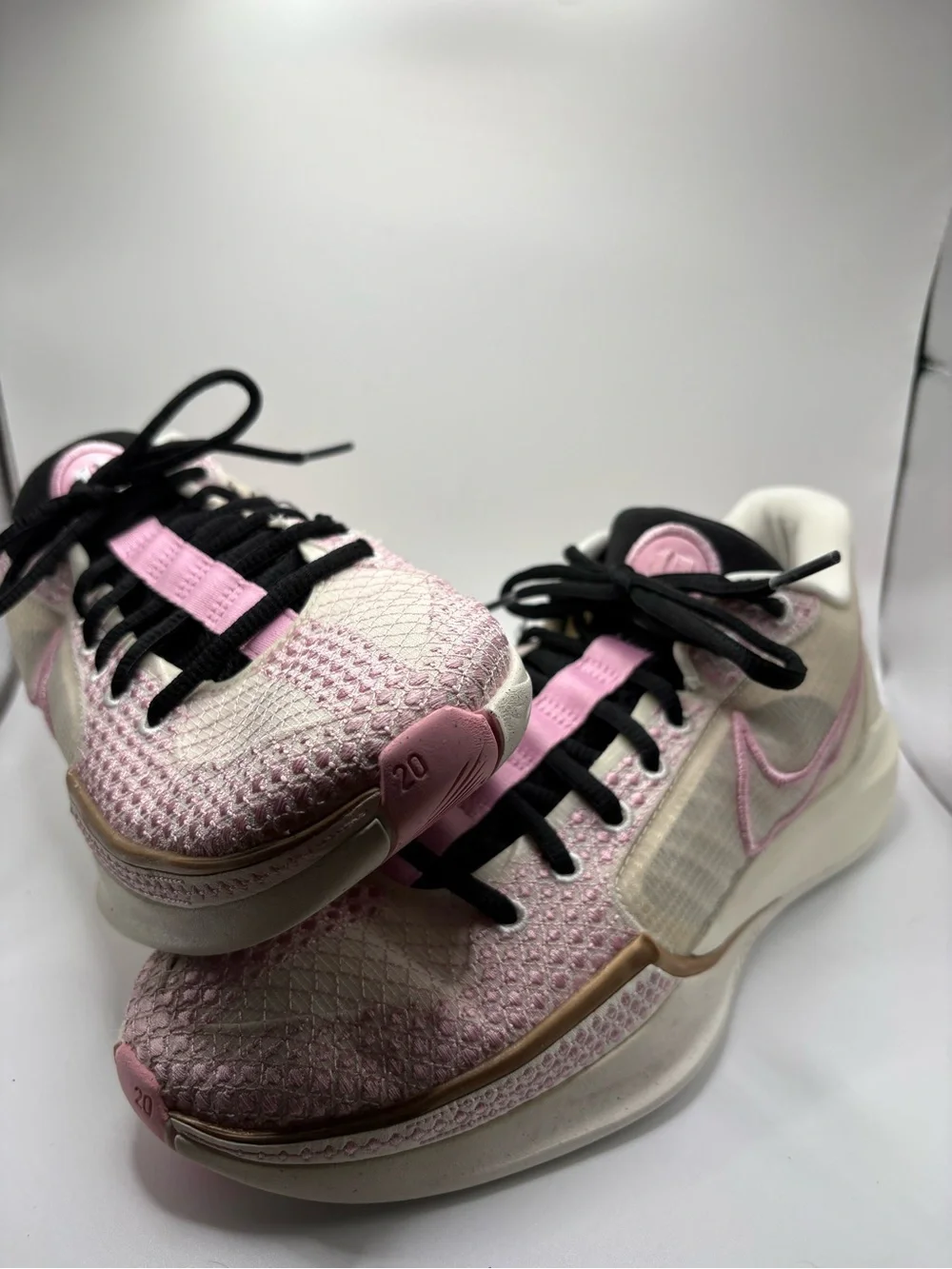 Nike Sabrina 1 NBY “Kay Yow” Custom Basketball Shoes Sneakers Men’s 8.5 Athletic